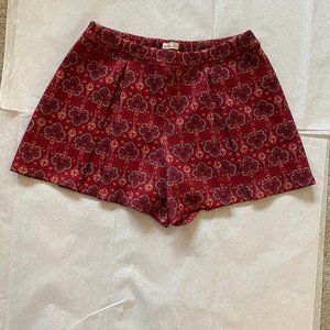 🔴red boho short shorts🔴